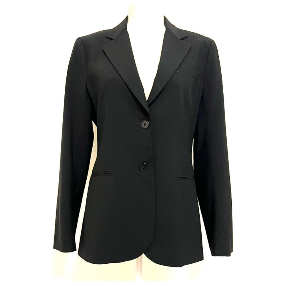 Theory Double Button Black Blazer